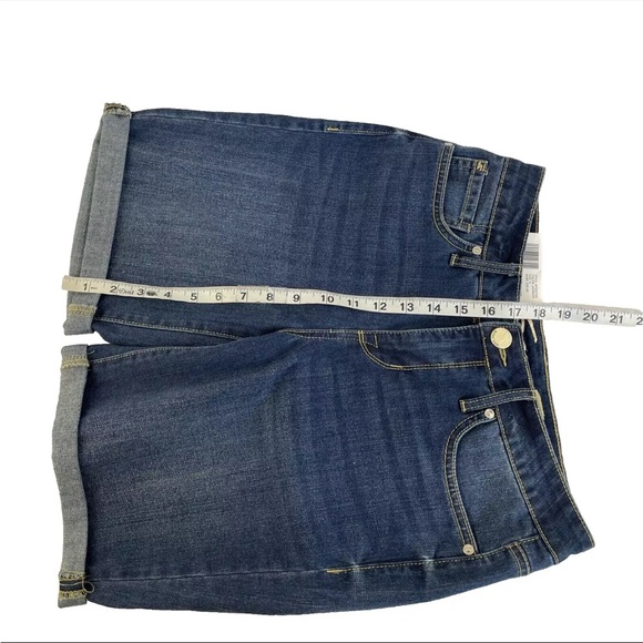 New Seven7 Women's 9" Inseam Stretch Sunset Bermuda Shorts Sz 4 Rolled Cuff NWT - Picture 6 of 6